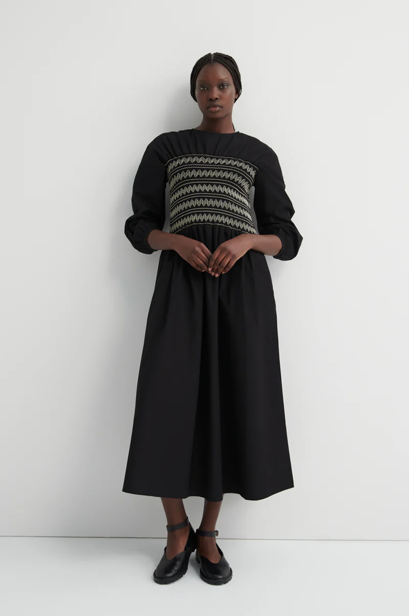 Kowtow Etched Dress - Black Kowtow Etched Dress - Black