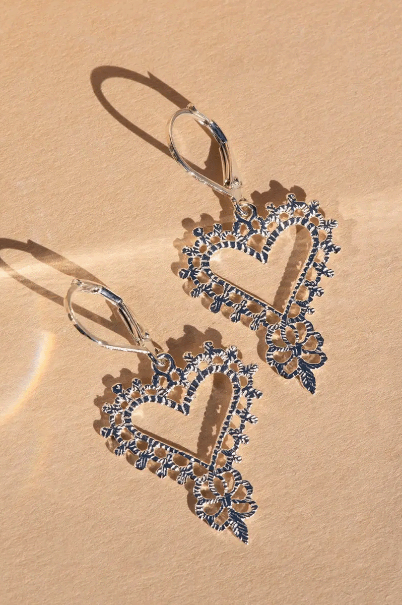 Zoe and morgan on sale heart earrings