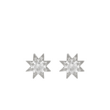 Zoe & Morgan Stella Earrings - Sterling Silver/White Zircon