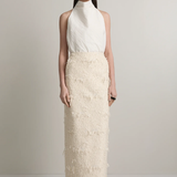 A.EMERY The Innes Skirt - Creme Jacquard - PRE ORDER