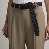 A.EMERY The Kya Braided Belt - Black - PRE ORDER eta 3rd July