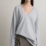 A.EMERY The Persey Top - Light Grey Melange - PRE ORDER