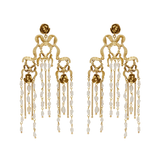 Alemais Django Bow & Pearl Earrings