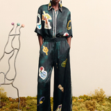 Alemais Florero Silk Pant - PRE ORDER