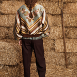 Alemais La Rosa Jacquard Bomber Jacket