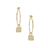 Alexandra Dodds Bedrock Charm Sleeper - 9ct Gold Diamond