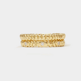 Alexandra Dodds Diamond Teeth Band - 9ct Gold White Diamond