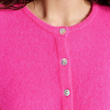 American Vintage Cardigan Vitow - Fluro Pink Melange