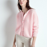 American Vintage Cardigan Vitow - Sugared Almond Melange