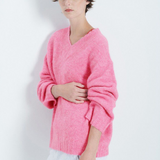 American Vintage East Jumper - Pink Bubble Melange