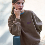 American Vintage Plizzy Sweatshirt - Vintage Chestnut