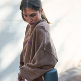 American Vintage Plizzy Sweatshirt - Vintage Chestnut