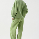 American Vintage Plizzy Sweatshirt - Vintage Lemongrass