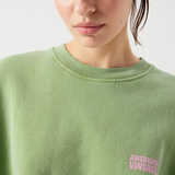 American Vintage Plizzy Sweatshirt - Vintage Lemongrass