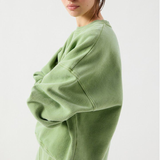 American Vintage Plizzy Sweatshirt - Vintage Lemongrass