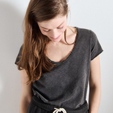 American Vintage Sonoma V neck T-shirt - Vinatge Black