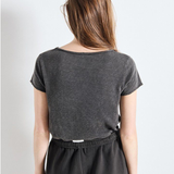 American Vintage Sonoma V neck T-shirt - Vinatge Black