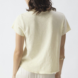 American Vintage Sonoma V neck T-shirt - Vintage Vanilla