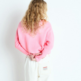 American Vintage Vitow Cardigan - Pink Melange