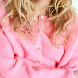 American Vintage Vitow Cardigan - Pink Melange