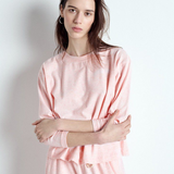 American Vintage Ypawood LS T-shirt - Glazing Melange