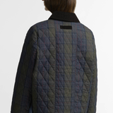 Barbour Ainsdale Checked Quilted Jacket - Shadow Classic