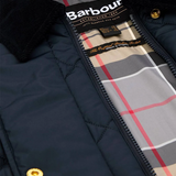 Barbour Aldburgh Quilted Jacket - Navy/Dress Tartan