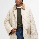 Barbour Aldburgh Quilted Jacket - Oatmeal/Ancient Tartan