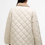 Barbour Aldburgh Quilted Jacket - Oatmeal/Ancient Tartan