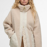 Barbour Brawby Fleece - Silver Cloud/Oatmeal