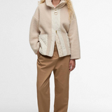 Barbour Brawby Fleece - Silver Cloud/Oatmeal