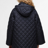 Barbour Cara Quilted Jacket - Dark Navy/Ancient Poplar