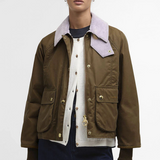 Barbour Cropped Beadnell Wax - Sand/Dress/Heather Mist