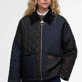 Barbour Danby Quilted Jacket - Dark Navy/Black/Dress Tartan