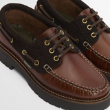 Barbour Darras Boat Shoe - Dark Brown