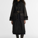 Barbour Elva Wax Jacket - Rustic/Muted/Mixed Tartan