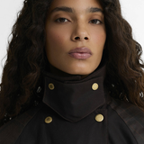 Barbour Elva Wax Jacket - Rustic/Muted/Mixed Tartan
