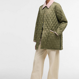 Barbour Icons Modern Liddesdale Quilted Jacket - Bleached Olive/Ancient/Gardenia