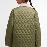 Barbour Icons Modern Liddesdale Quilted Jacket - Bleached Olive/Ancient/Gardenia