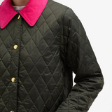 Barbour Icons Mordern Liddesdale Quilted Jacket - Sage/Fuchsia/Ancient