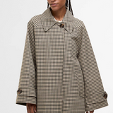 Barbour Kennedy Check Showerproof Jacket - Sage Houndstooth/Mist