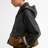 Barbour Liza Wax Jacket - Black/Grey/Sand/Dress
