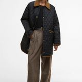 Barbour OS Liddesdale Quilted Jacket - Black/Classic