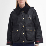 Barbour Reighton Wax Jacket - Black/Classic