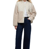 Barbour Wetherby Fleece - Oatmeal/Silver Cloud