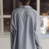 Baserange Claude Shirt - Blue Stripe