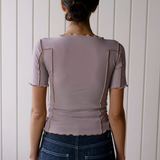 Baserange Omato 3/4 Tee - Verbe Purple