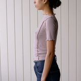 Baserange Omato 3/4 Tee - Verbe Purple