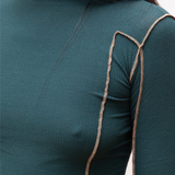 Baserange Omato Long Sleeve Tee - Hirsu Green