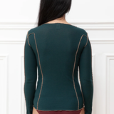 Baserange Omato Long Sleeve Tee - Hirsu Green